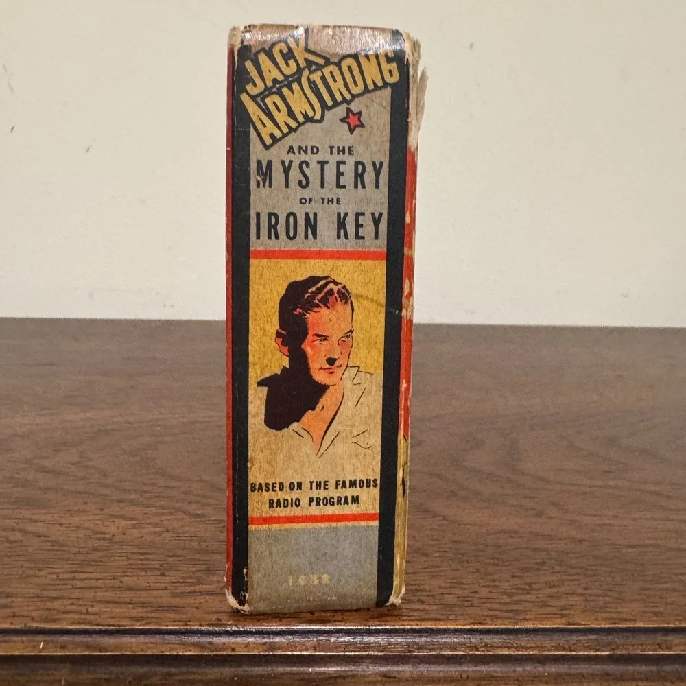 Vintage 1939 Better Little Book Jack Armstrong Mystery of the Iron Key #1422